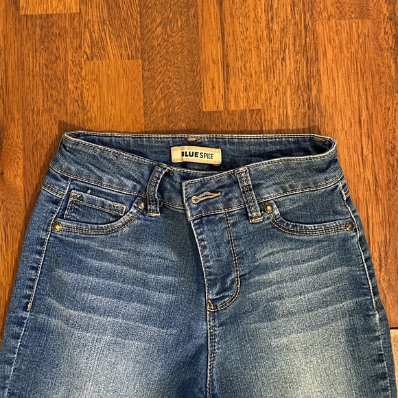 Medium Wash Mid-Rise Skinny Jeans - Picture 2 of 7